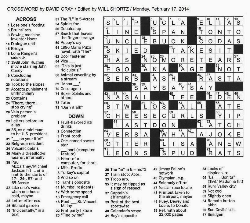 Dissertation paper crossword puzzles